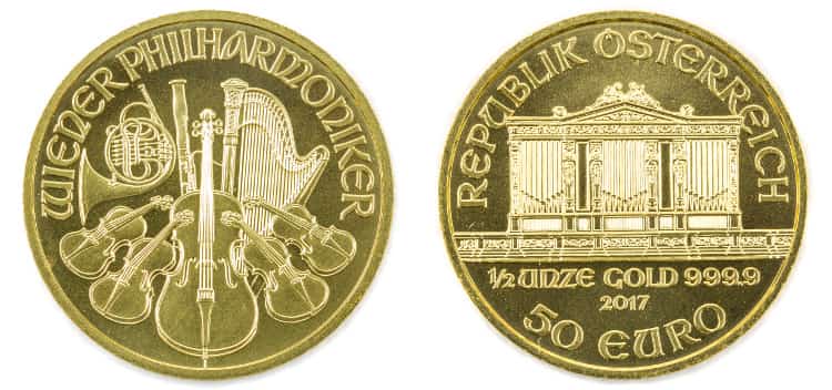 Gold Wiener Philharmoniker Münzen